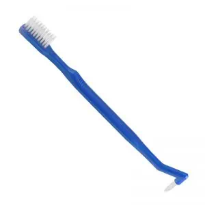 Double Ended Orthodontic Toothbrush - Blue