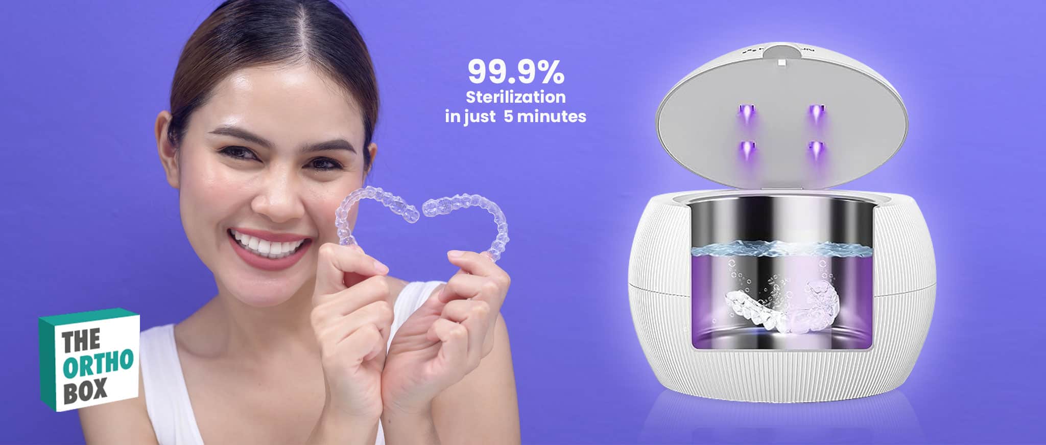 UV / Ultrasonic Retainer Cleaner Banner