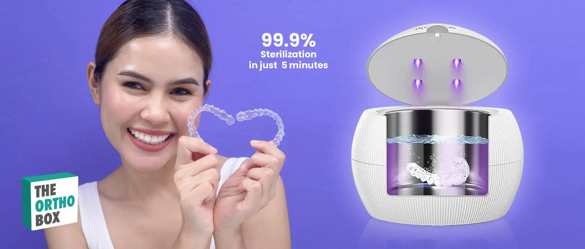 UV / Ultrasonic Retainer Cleaner Banner